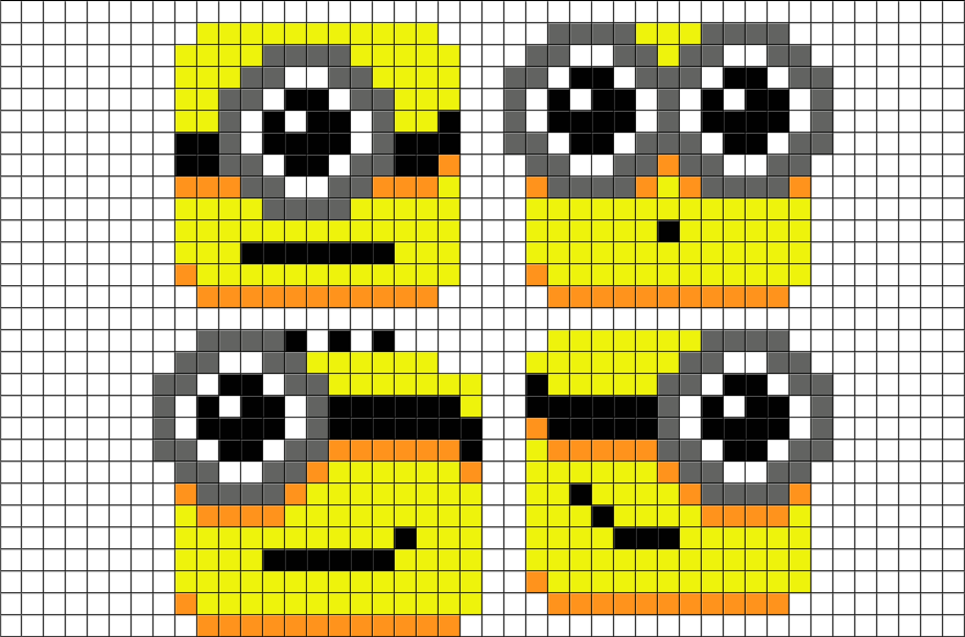 Pixel Art Minion Cute (880x581), Png Download