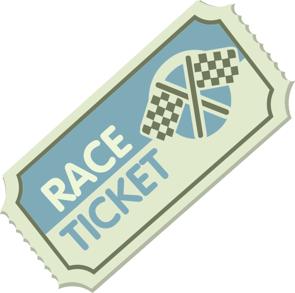 How To Set Use Race Ticket Clipart - Ballyvaughan (600x596), Png Download
