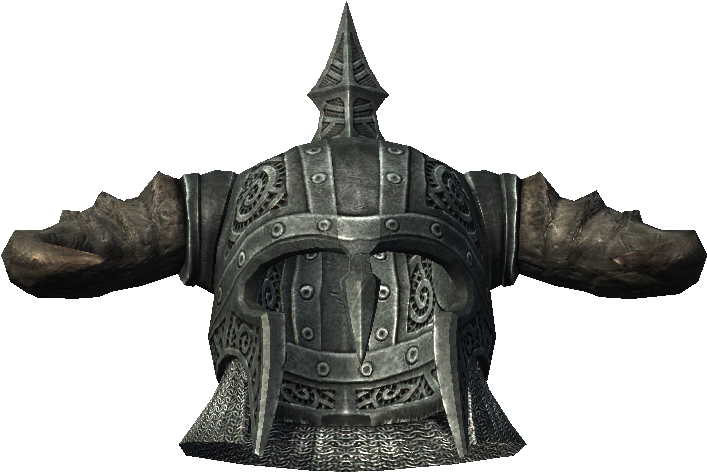 Skyrim Horned Steel Helmet (717x717), Png Download