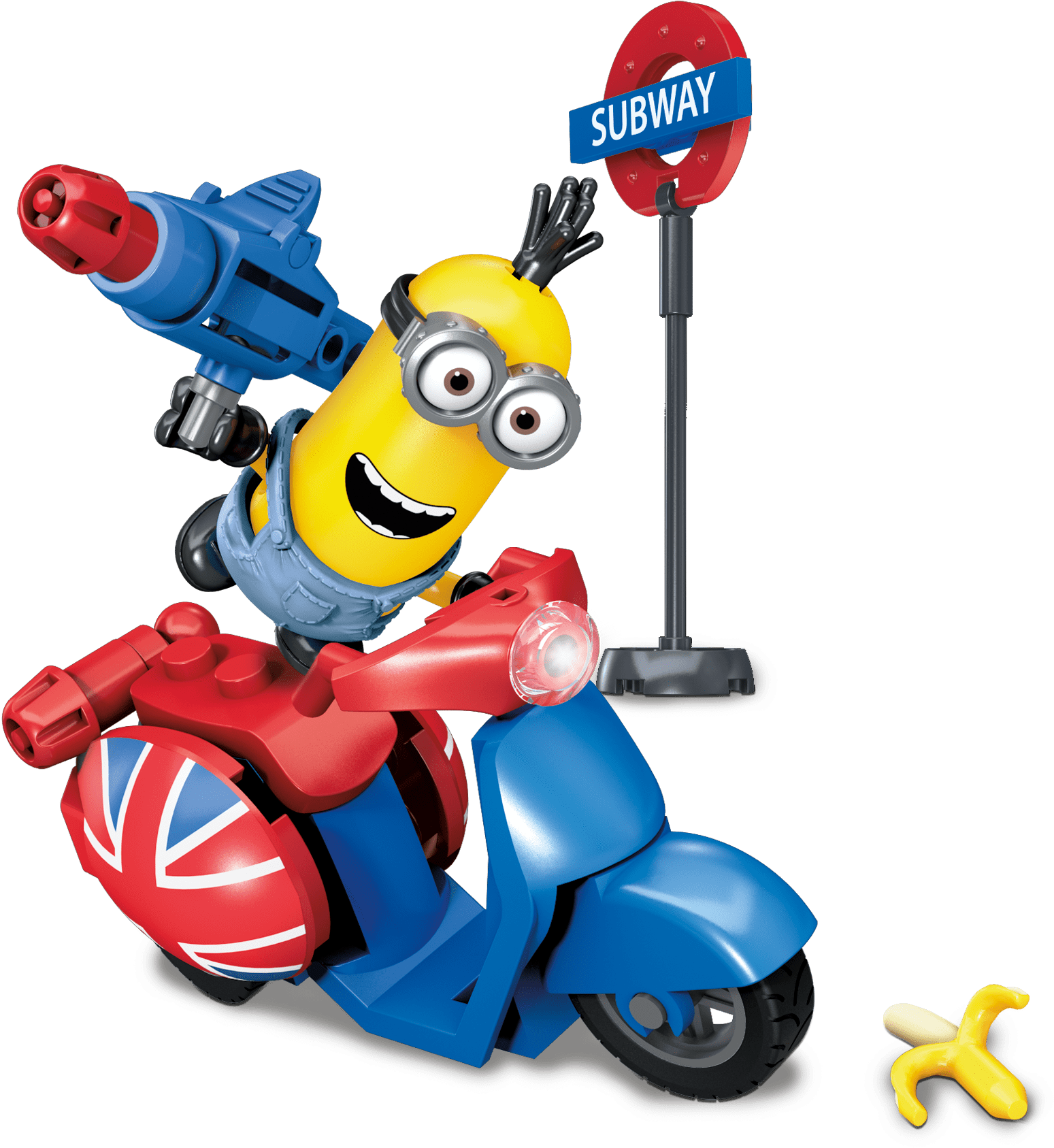 Three Buildable Kevin, Stuart And Bob Minion Character - Despicable Me Mega Blocks Assorted (1906x1881), Png Download