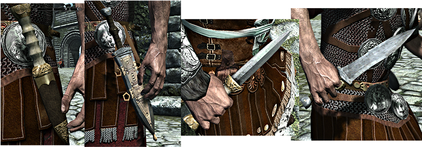 Knives ] - Dagger (835x300), Png Download