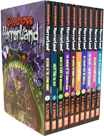 Goosebumps Horrorland (10 Books) (359x469), Png Download