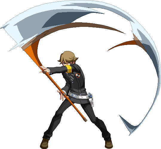 P4au Ken 2b - Persona 4 Arena Ultimax Ken Sprite (539x500), Png Download