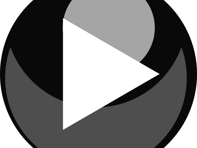 Play Button Clipart Black - Pause Iconos De Play (640x480), Png Download