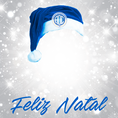 Natal Azul E Branco - Logo Feliz Natal Em Azul (400x400), Png Download