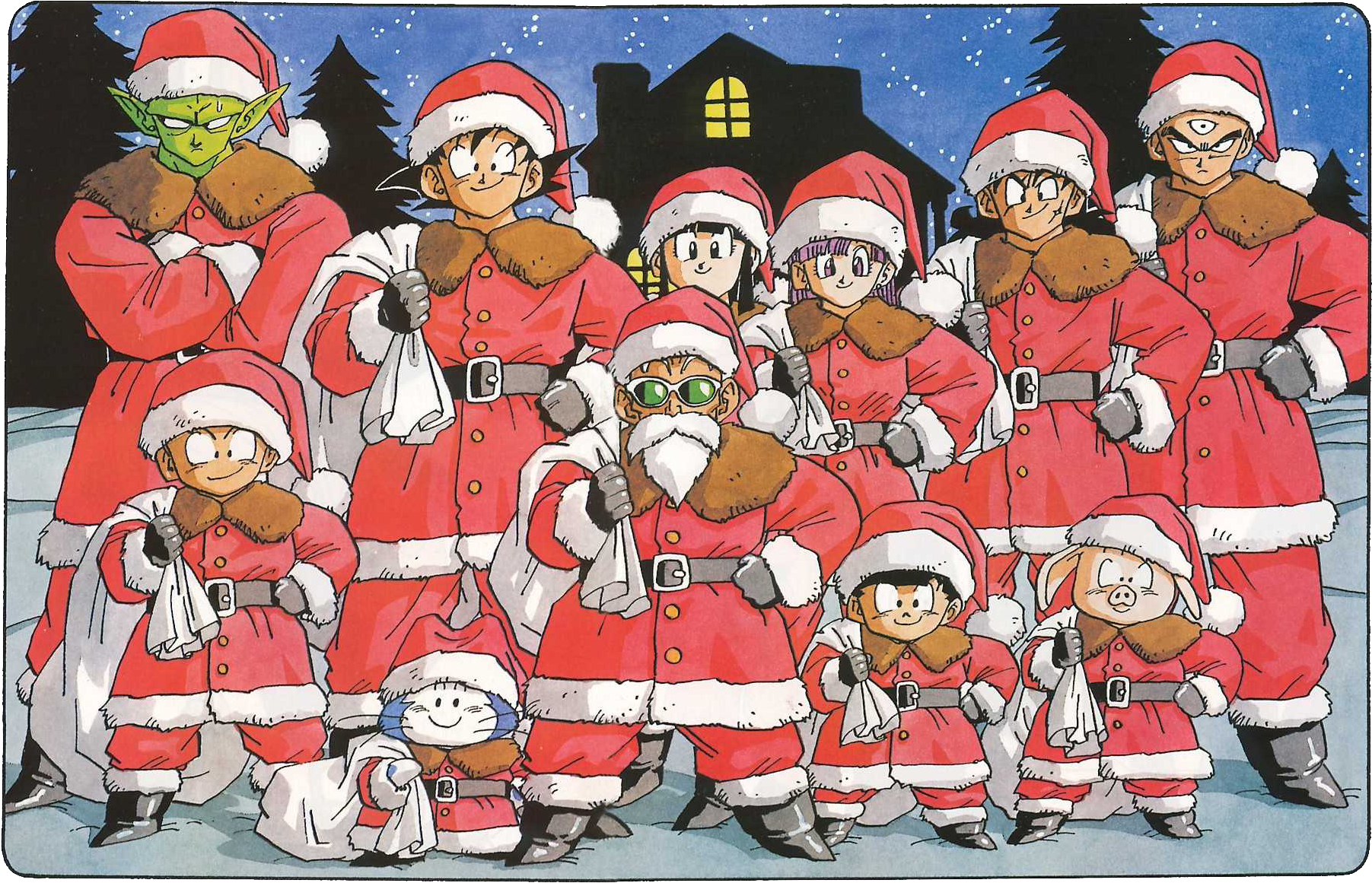 Felicidades - One Piece Christmas Animes (2010x1374), Png Download