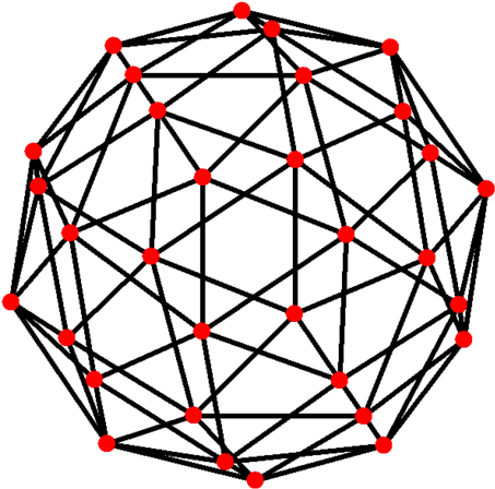 Dual Dodecahedron T01 V - Dodecahedron (461x450), Png Download