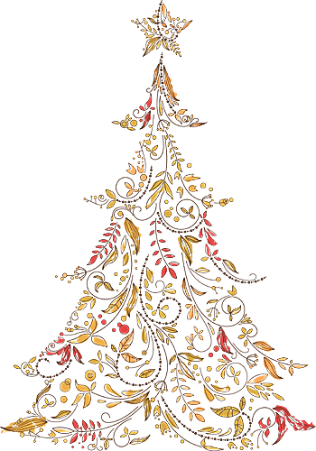 O Blog Sempre Romântica Deseja A Todos Um Feliz Natal - Christmas Doodles Adult Coloring Book [book] (350x500), Png Download