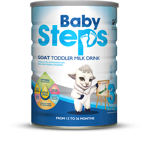 Toddler - Baby Steps Goat Milk (505x478), Png Download