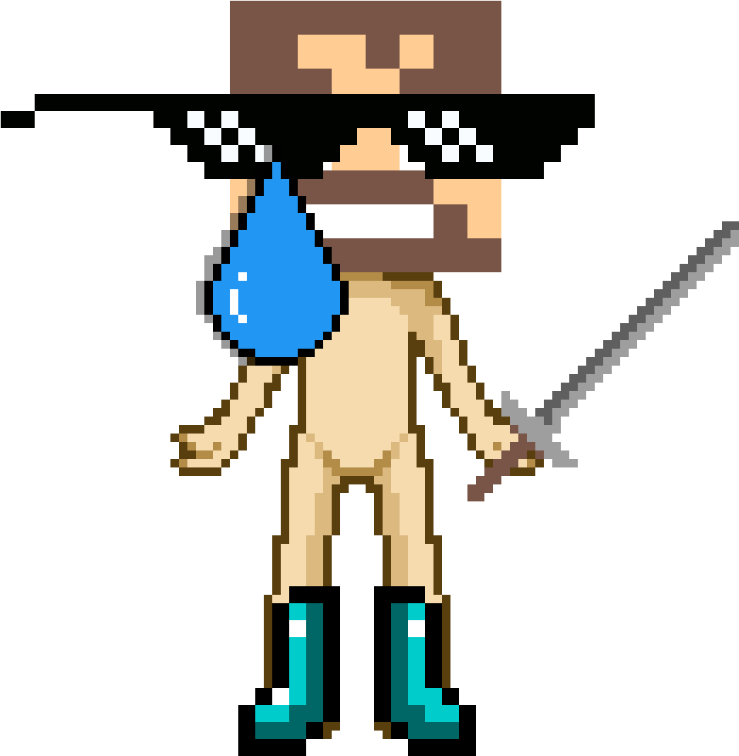 Pixilart Derp Ssundee Anonymous Png Mlg Derp - Shin Art (1200x1200), Png Download