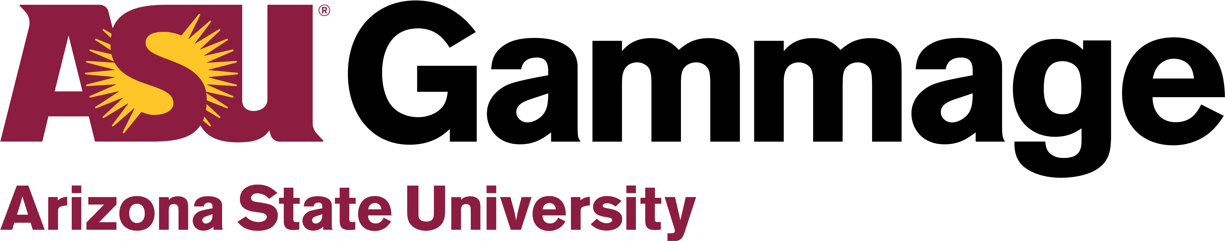 Asu Gammage Audiotorium - Barrett Honors College Logo (4144x1164), Png Download