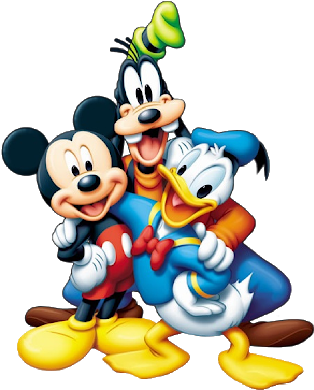 Disney Source - Mickey Mouse And Donald Duck (400x400), Png Download