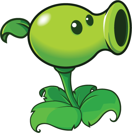 Yeah, But I Think It Looks A Bit More Like A Peashooter - Plant From Plants Vs Zombies (442x446), Png Download