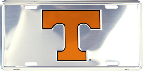 Tennessee Volunteers Super Stock - Tennessee Vols Super Stock Metal License Plate 6 X (600x300), Png Download