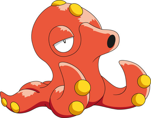 Pokemon 224 (500x392), Png Download