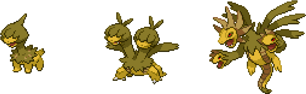 Png - King Ghidorah Pixel Art (1152x384), Png Download