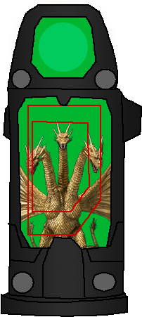 King Ghidorah King Ghidorah - Kaiju (450x450), Png Download