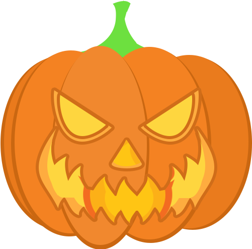 Jack'o'lantern - Jack O Lantern Clipart (500x504), Png Download
