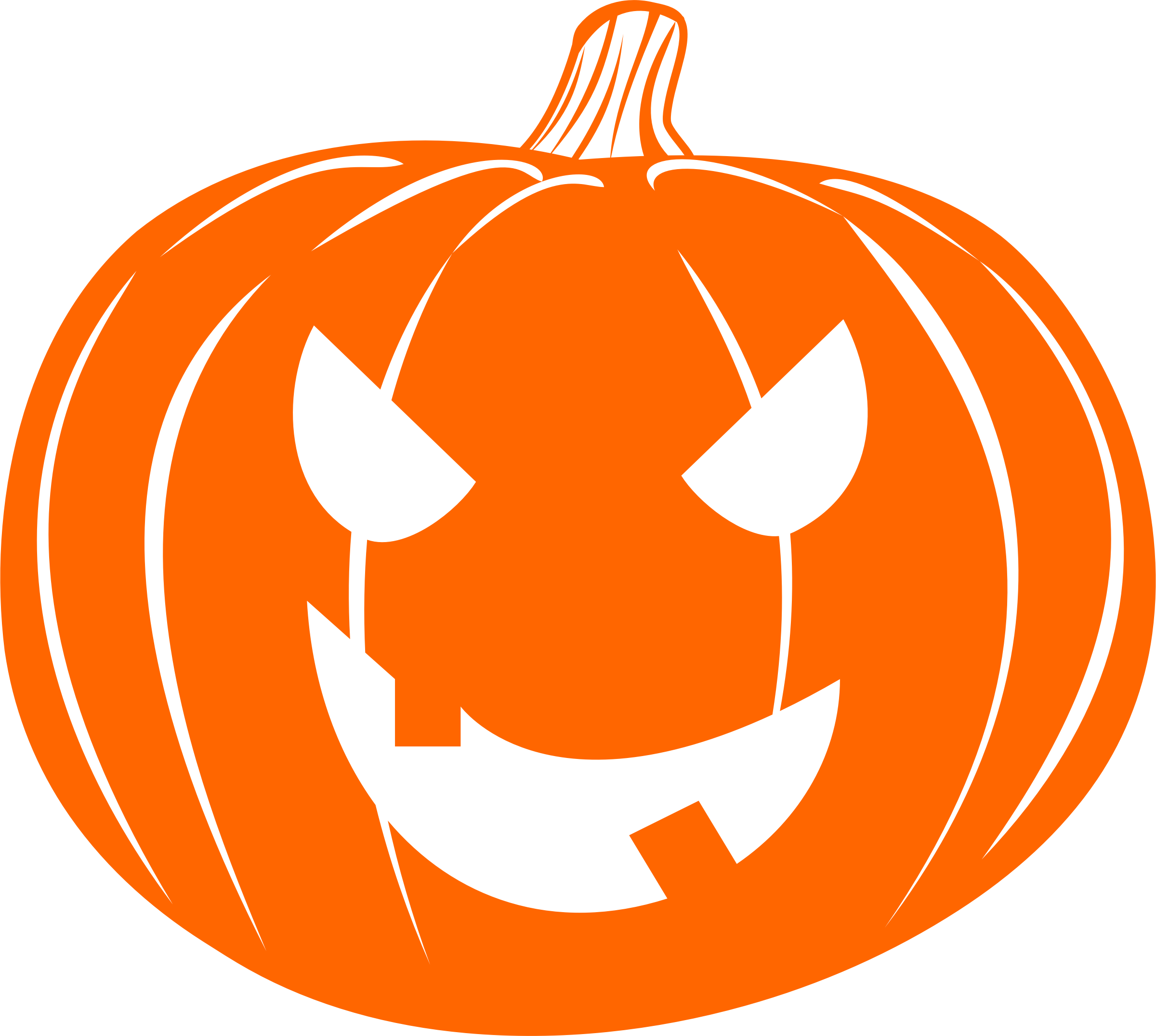 This Free Icons Png Design Of Jack O' Lantern Orange (2400x2150), Png Download