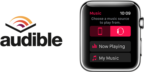 Audible Audiobook On Apple Watch - Amazon Audible Logo (600x400), Png Download