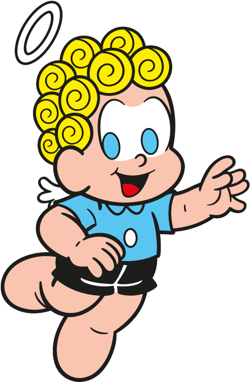 Truma De Monica Em Png - Anjinho Turma Da Monica (504x768), Png Download