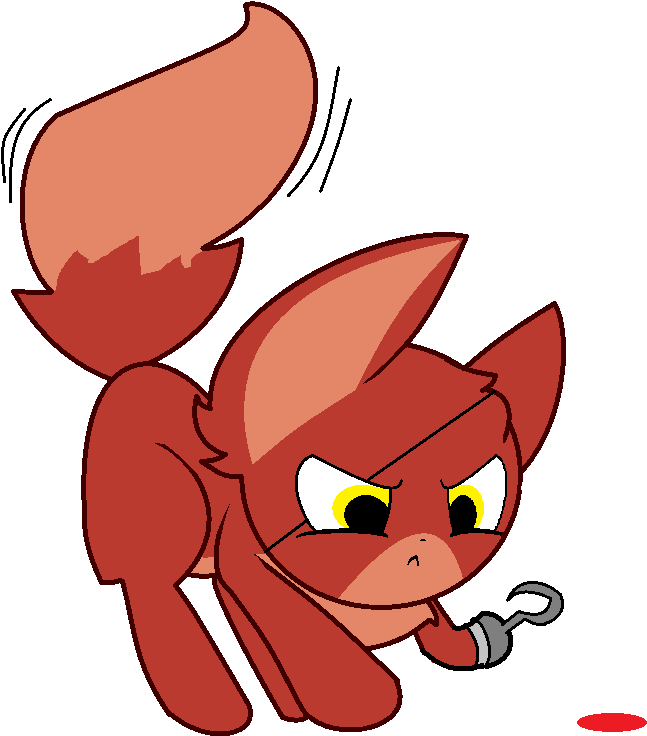Foxy Foxy Foxy - Fnaf Cute (1702x1216), Png Download