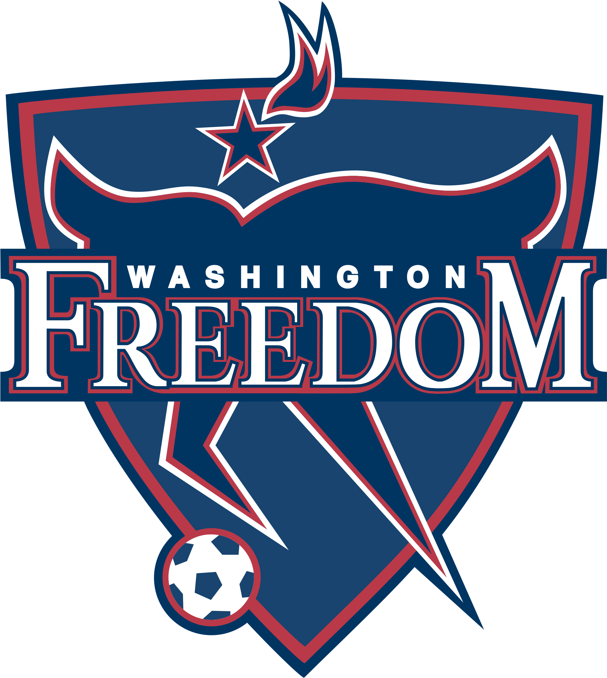 Washington Freedom Logo Png Transparent - Washington Freedom (2400x2400), Png Download
