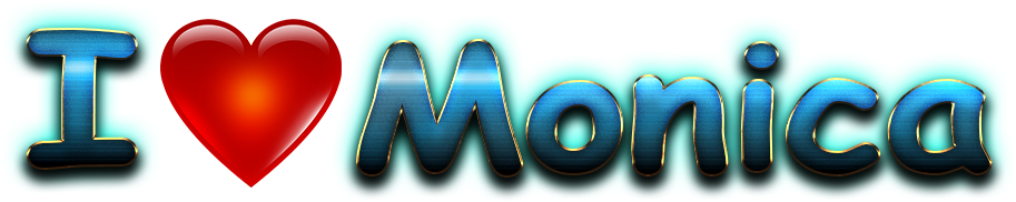 Monica Love Name Heart Design Png - Love You Mani Name (1270x294), Png Download