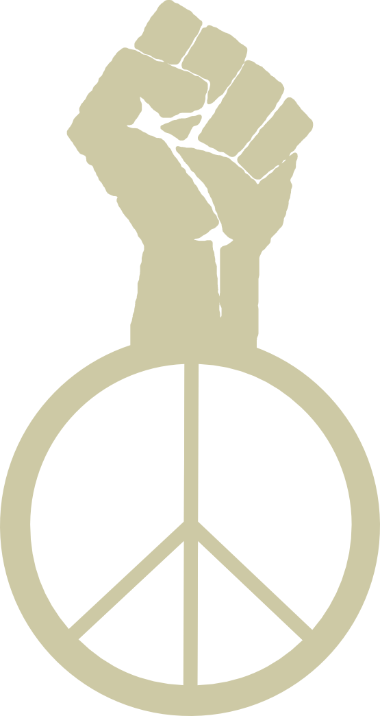 Occupy Wall Street Fight The Power Peace To The People - Power Symbol (555x1044), Png Download
