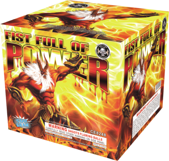 Fist Full Of Power 500 Gram Aerial Repeaters Cutting - Action Figure (700x666), Png Download