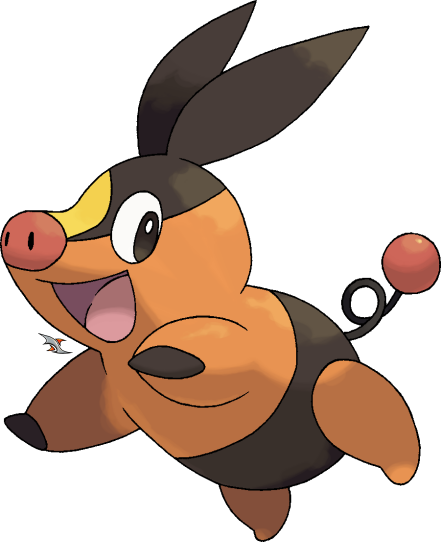 2 By Xous54 - Happy Tepig (441x542), Png Download