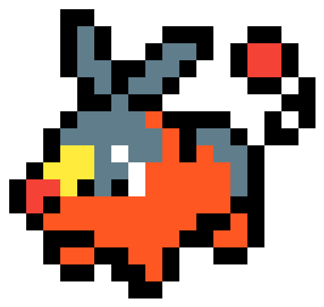 Tepig - 8 Bit Pokemon Pixel Art (1200x1200), Png Download