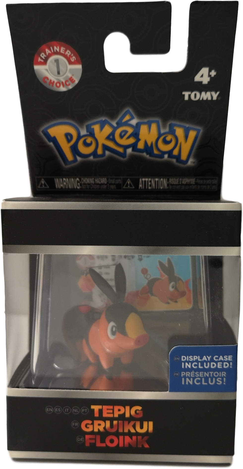 Pokemon Trainer's Choice Tepig Figure - Tomy Pokemon Tepig Trainer's Choice Mini Figure (1399x2154), Png Download