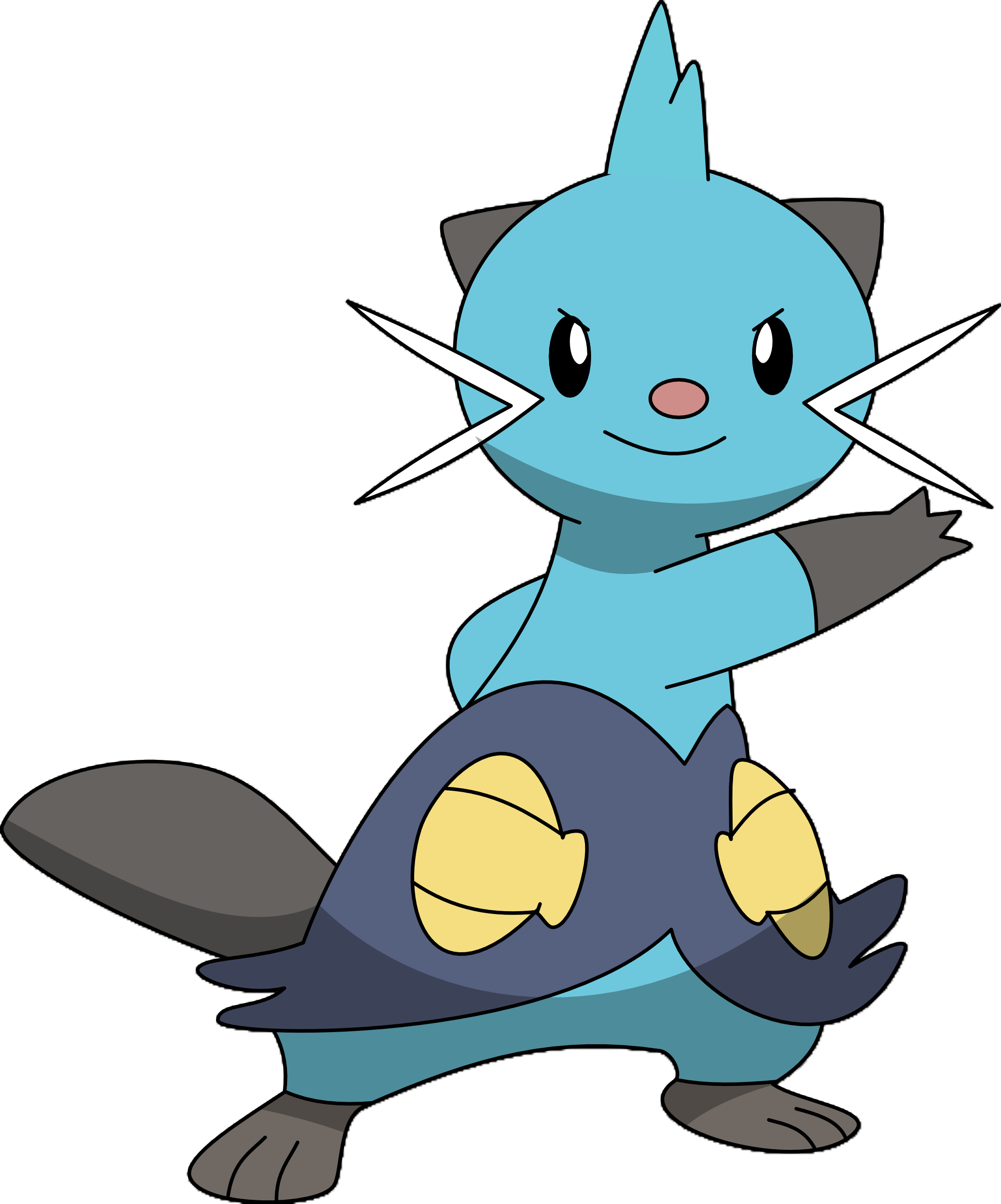 Post - Pokemon Dewott (2144x2578), Png Download