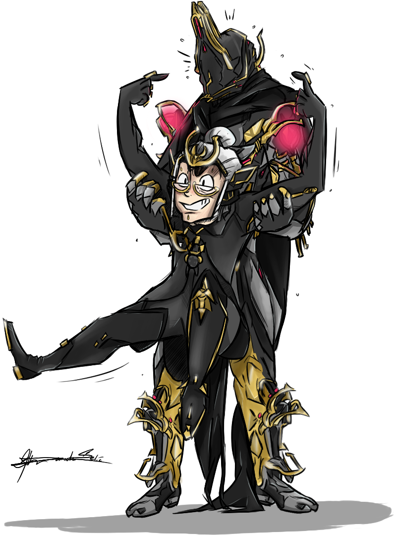 Arti - Warframe Excalibur Umbra Fanart (872x1187), Png Download