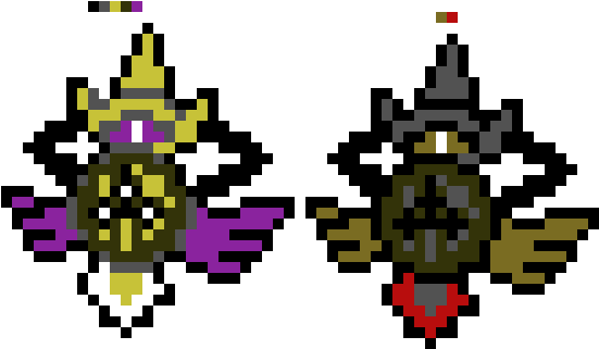 Aegislash - Aegislash Shiny Pixel Art (560x320), Png Download