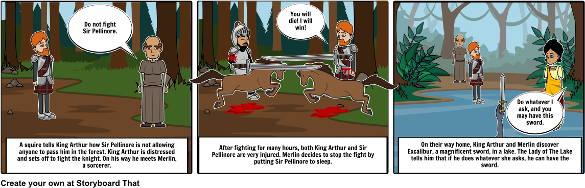 King Arthur Excalibur - King Arthur (1164x385), Png Download