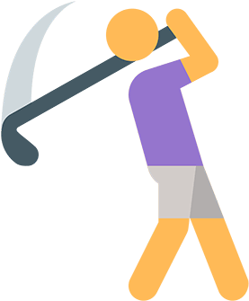Golfing Icon - Golf Icon (400x400), Png Download