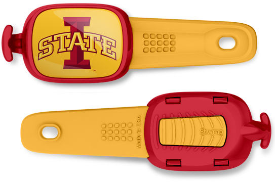 Iowa State Cyclones Stwrap - Iowa State Cyclones Die Cut Color Decal 8in X 8in (550x400), Png Download