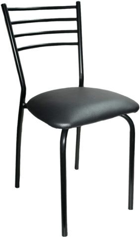 Silla Capri Total Black - Cadeiras Geraldo De Barros (320x484), Png Download