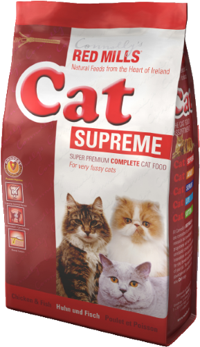 Red Mills Cat Supreme Cat Food - Red Mills Cat Food (343x570), Png Download