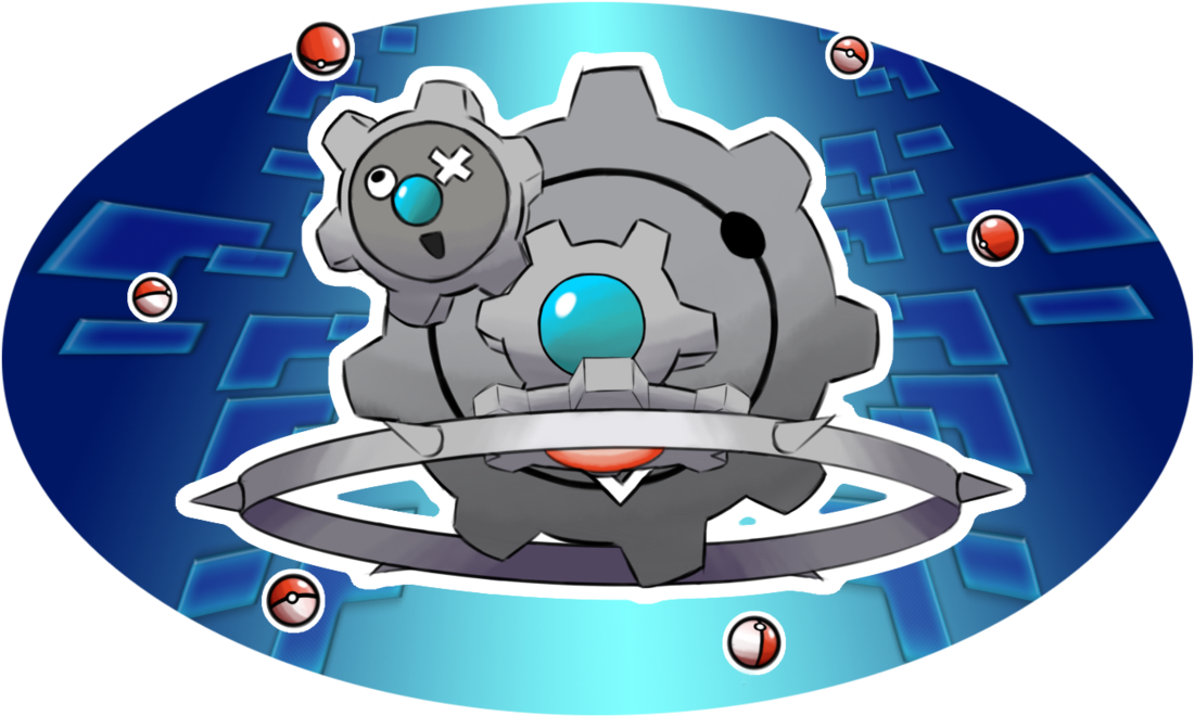 Having One Of Your Main Attackers Blocking Damage From - Klinklang Deviantart (1132x706), Png Download