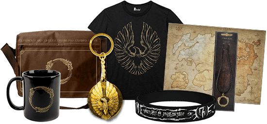 The Elder Scrolls Online - Elder Scrolls Online Map Wallscroll (550x255), Png Download