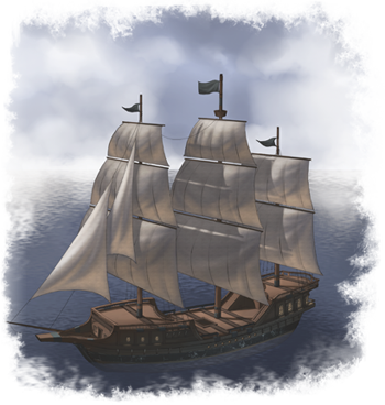 Largeship - Elder Scrolls Imperial Navy (350x368), Png Download