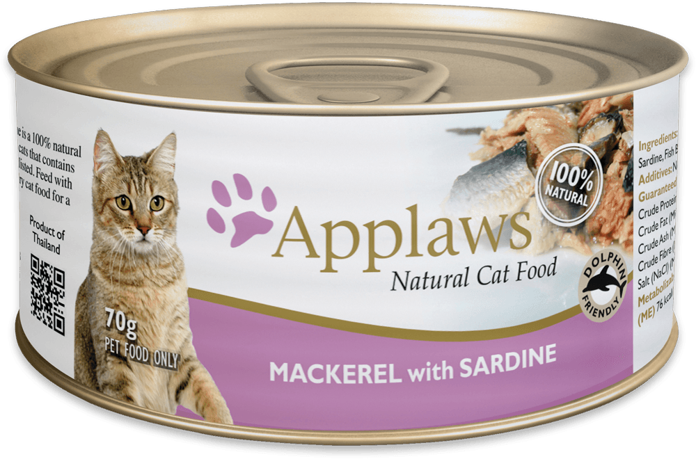 cat food in tins