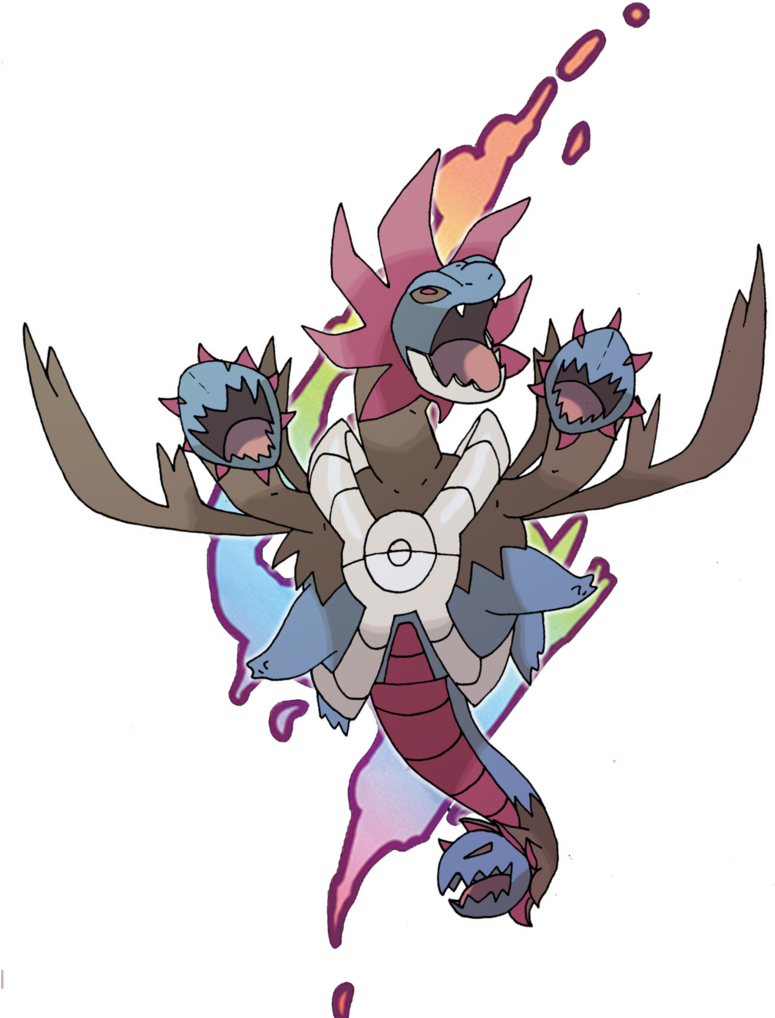 Mega Hydreigon Collab By Rey Menn-d89yzx0 - Mega Hydreigon (786x1017), Png Download