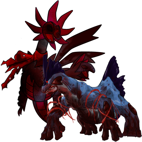 Shiny Hydreigon (500x500), Png Download