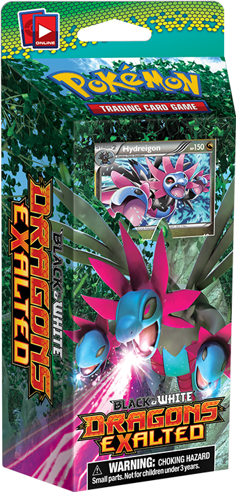 Dragonsnarl Theme Deck - Pokemon Hydreigon Theme Deck (528x704), Png Download