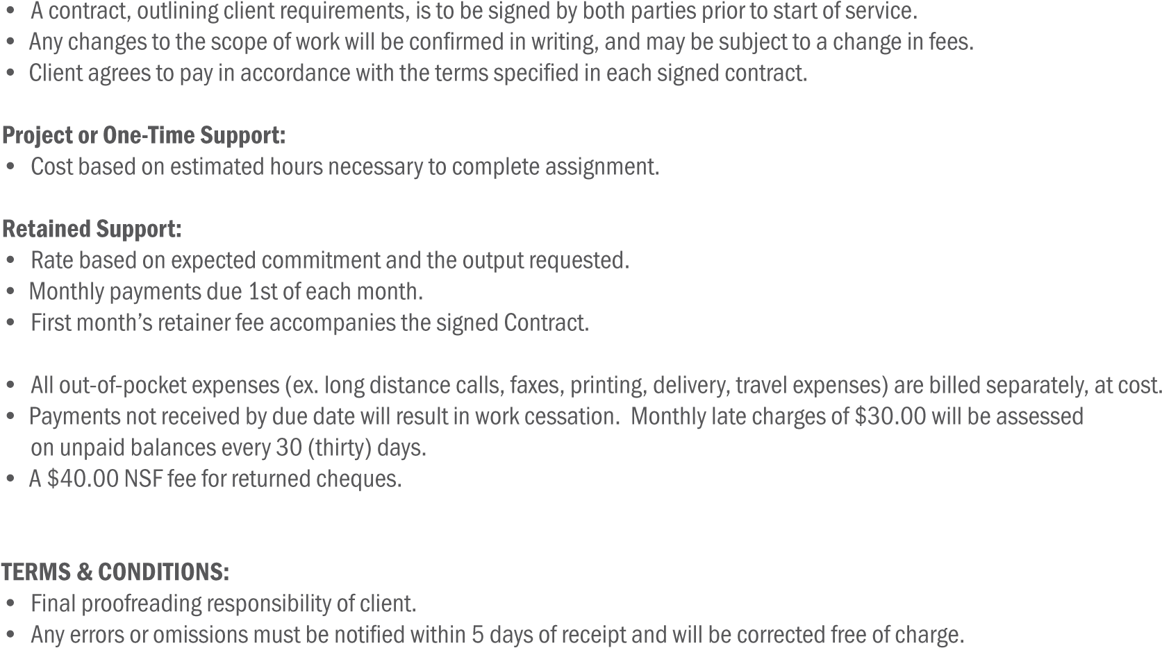 Payment Policy - Client Payment Policy (1718x953), Png Download