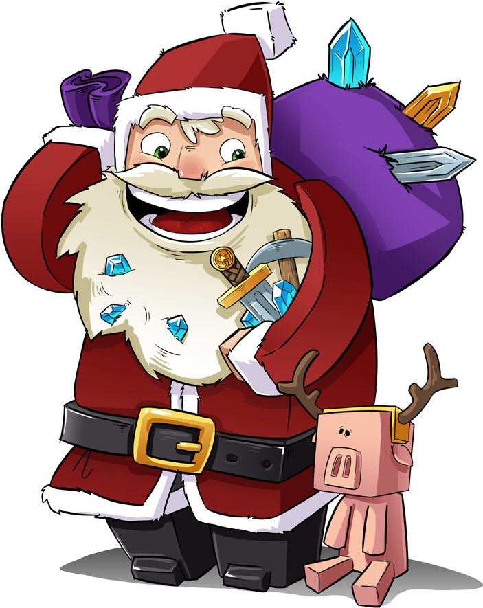 Minecraft Mineplex Christmas Chaos (1000x1000), Png Download